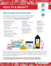 Health & Beauty Products Sales Sheet